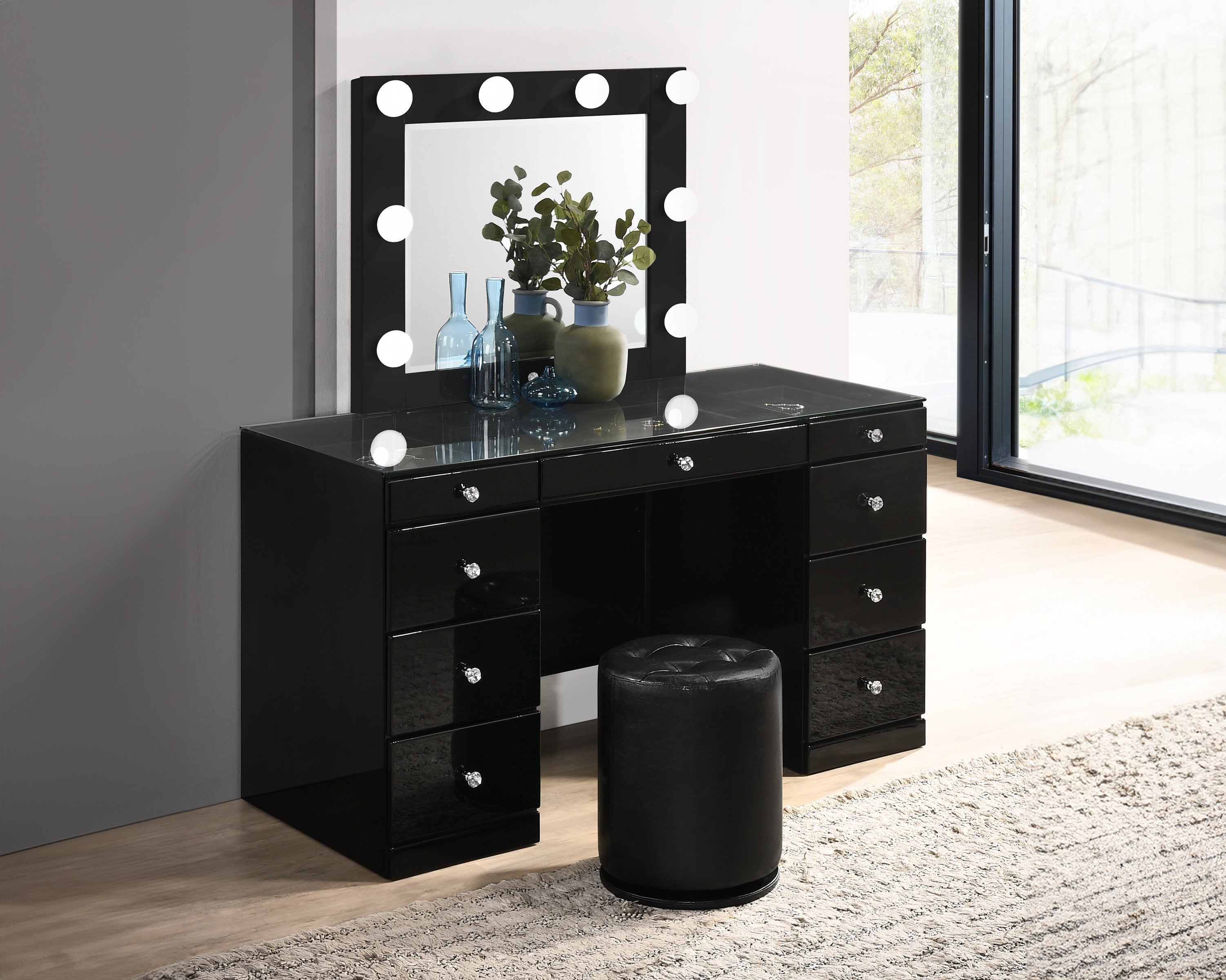 Avery Luxe Vanity Collection Obsidian