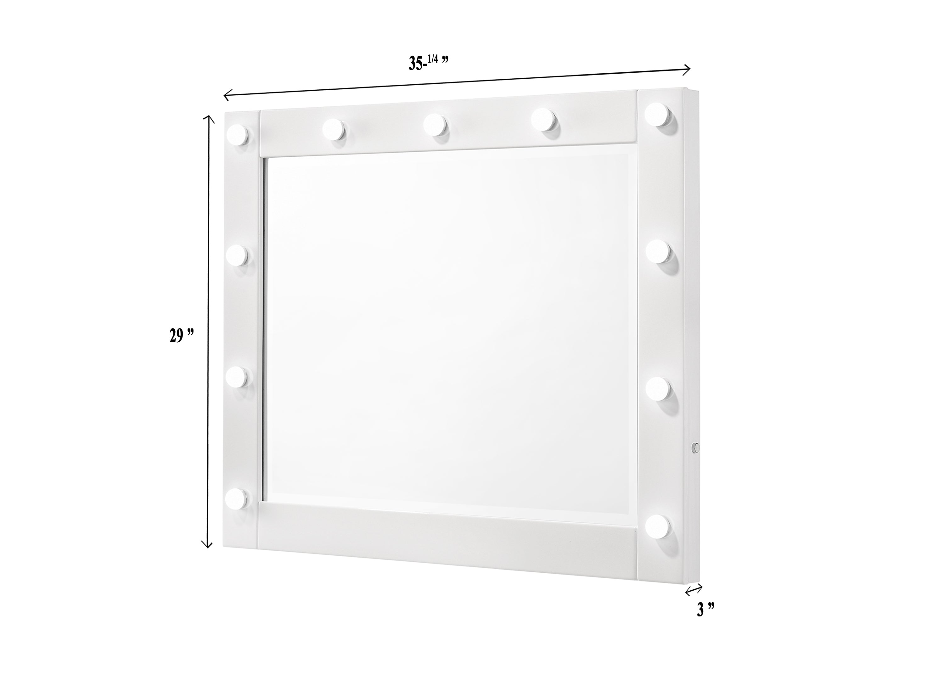 Avery Luxe Vanity Collection High-gloss White