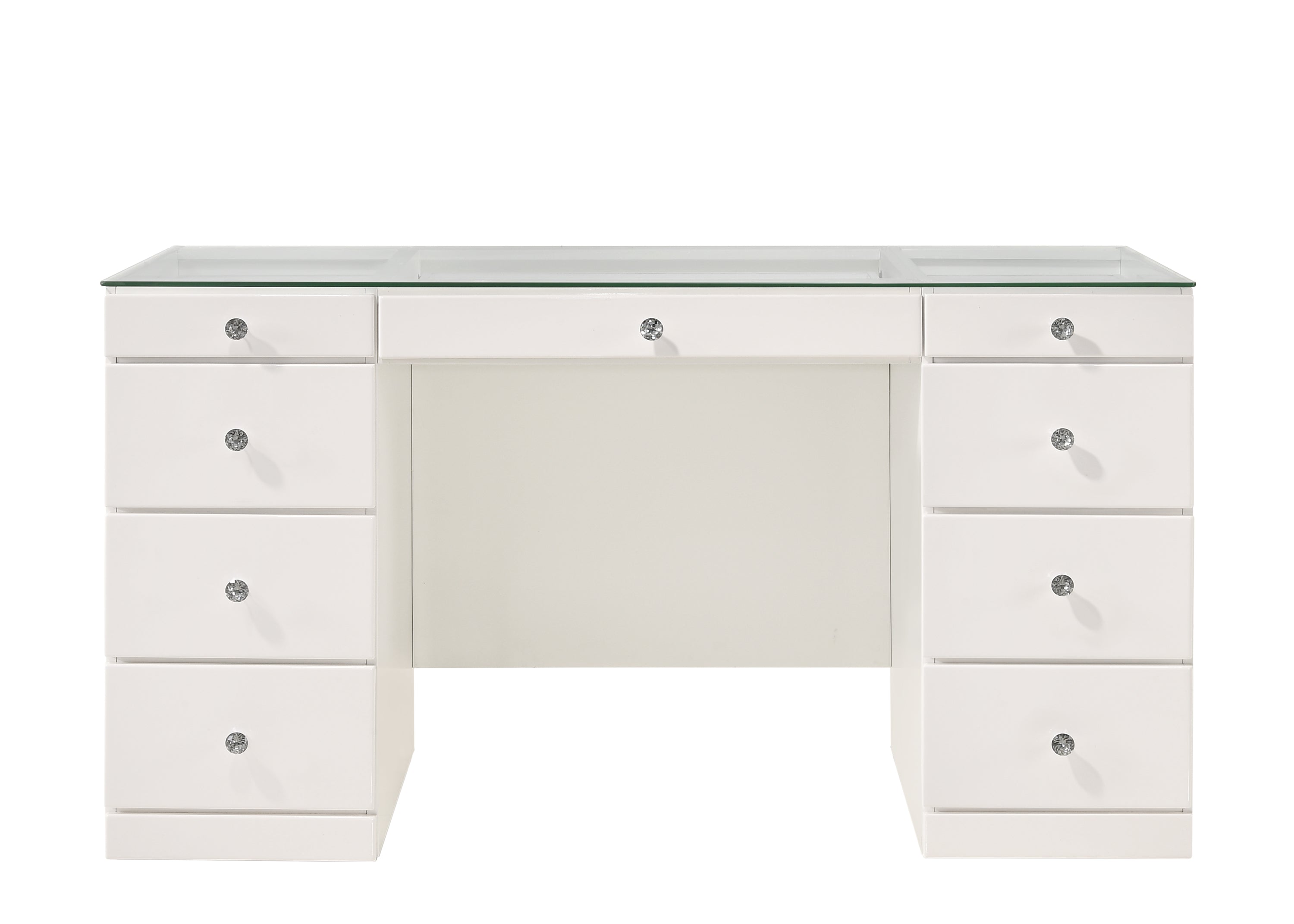 Avery Luxe Vanity Collection High-gloss White