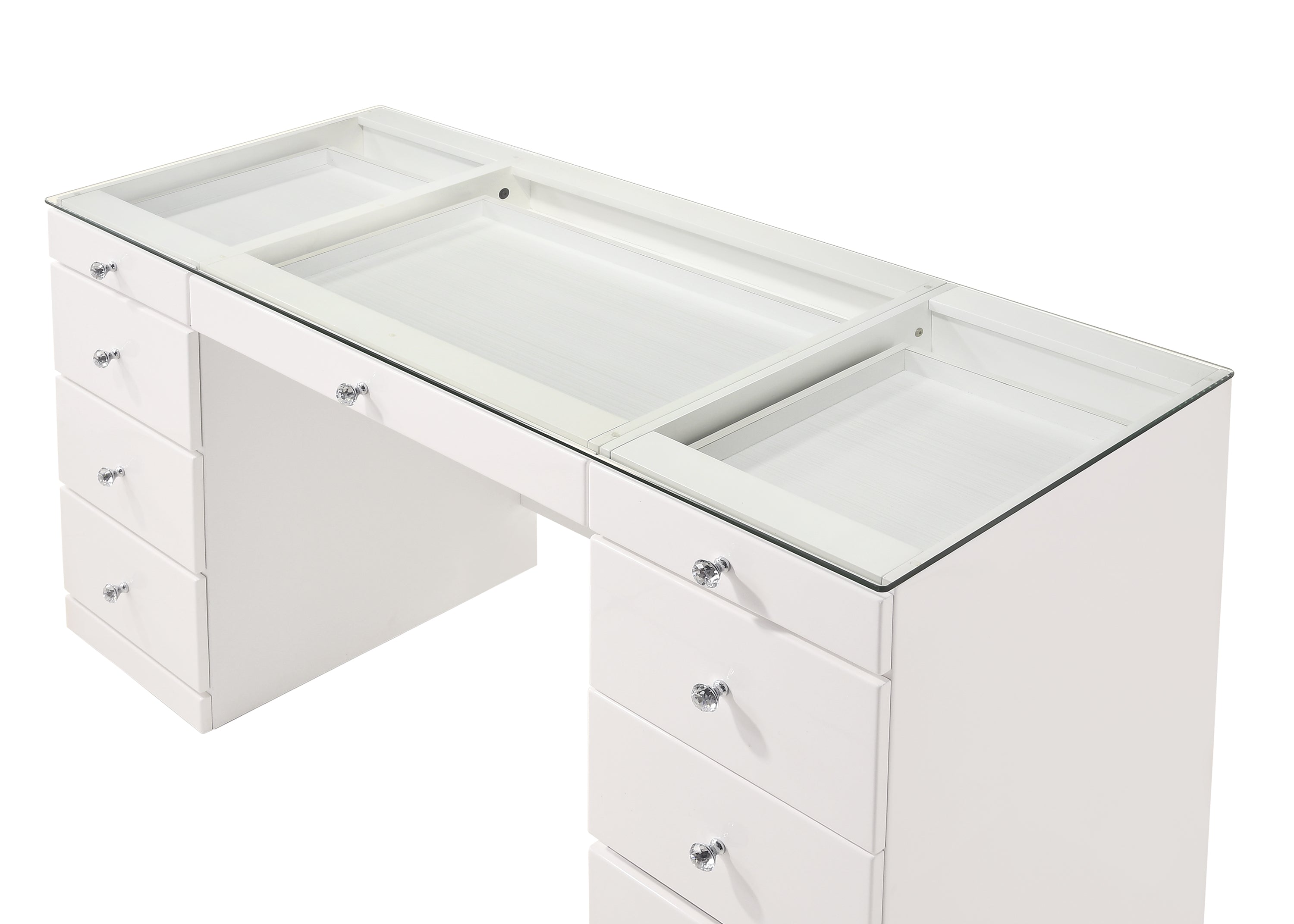 Avery Luxe Vanity Collection High-gloss White