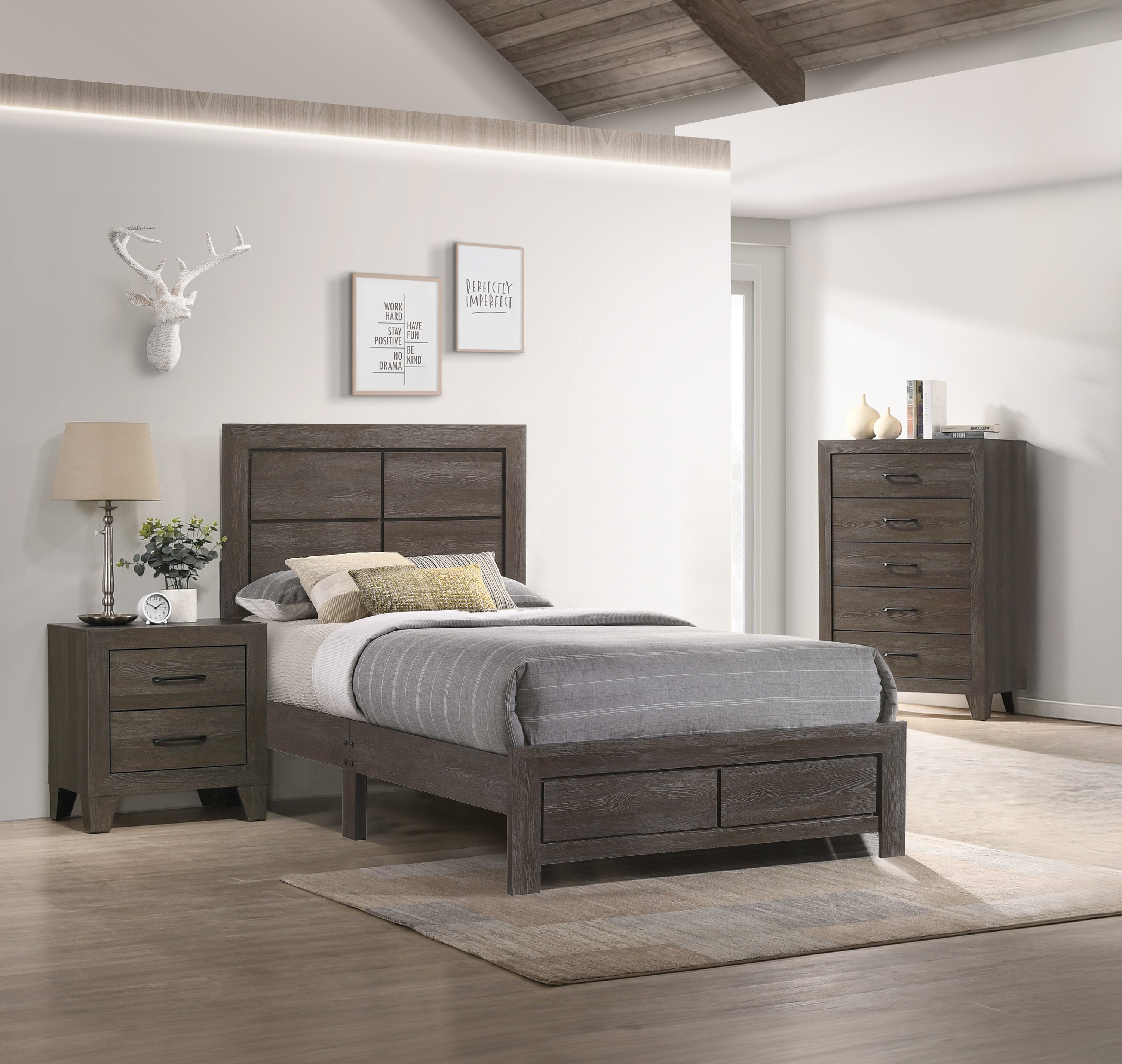 Hopkins Brown Bedroom Set