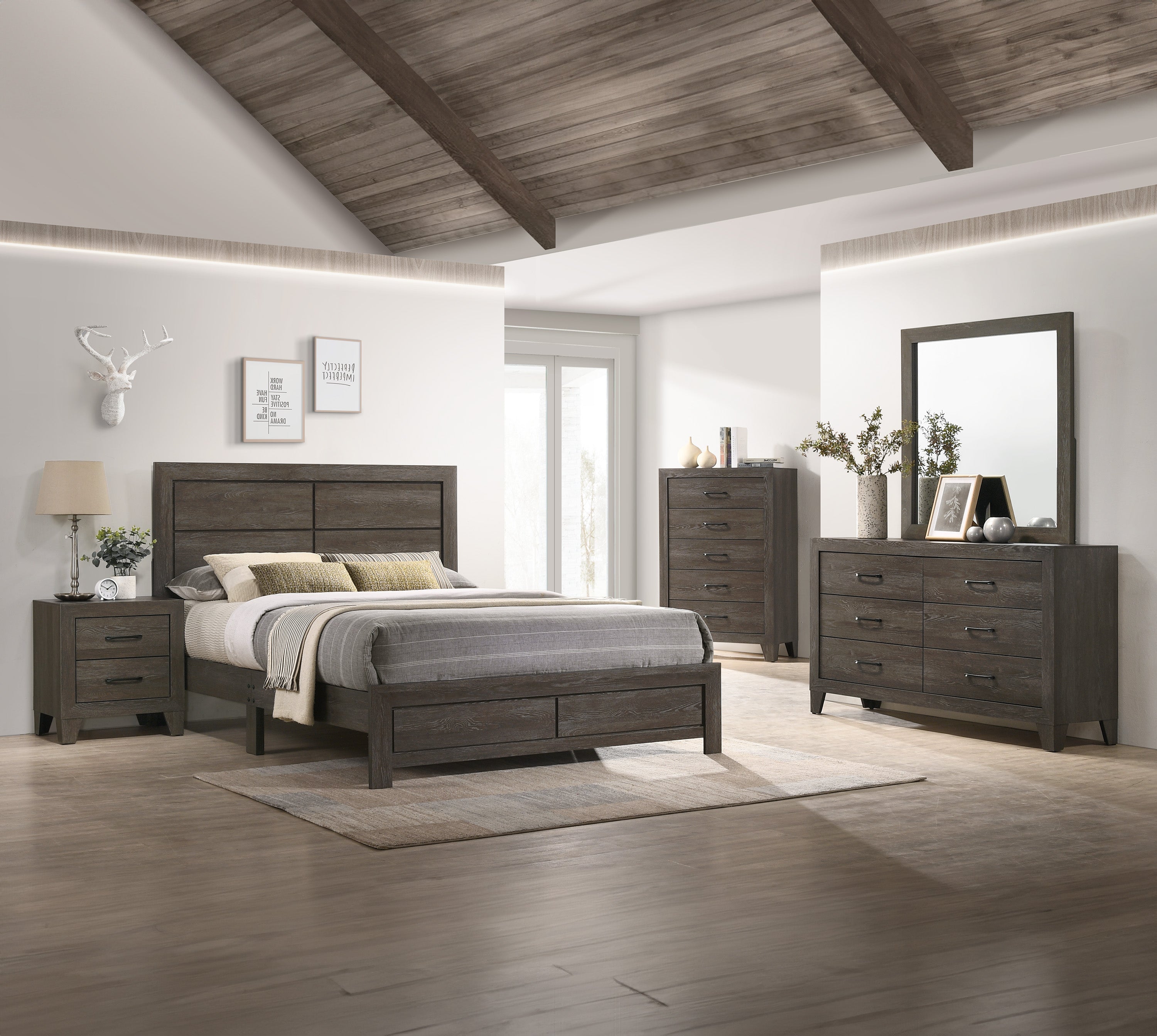 Hopkins Brown Bedroom Set