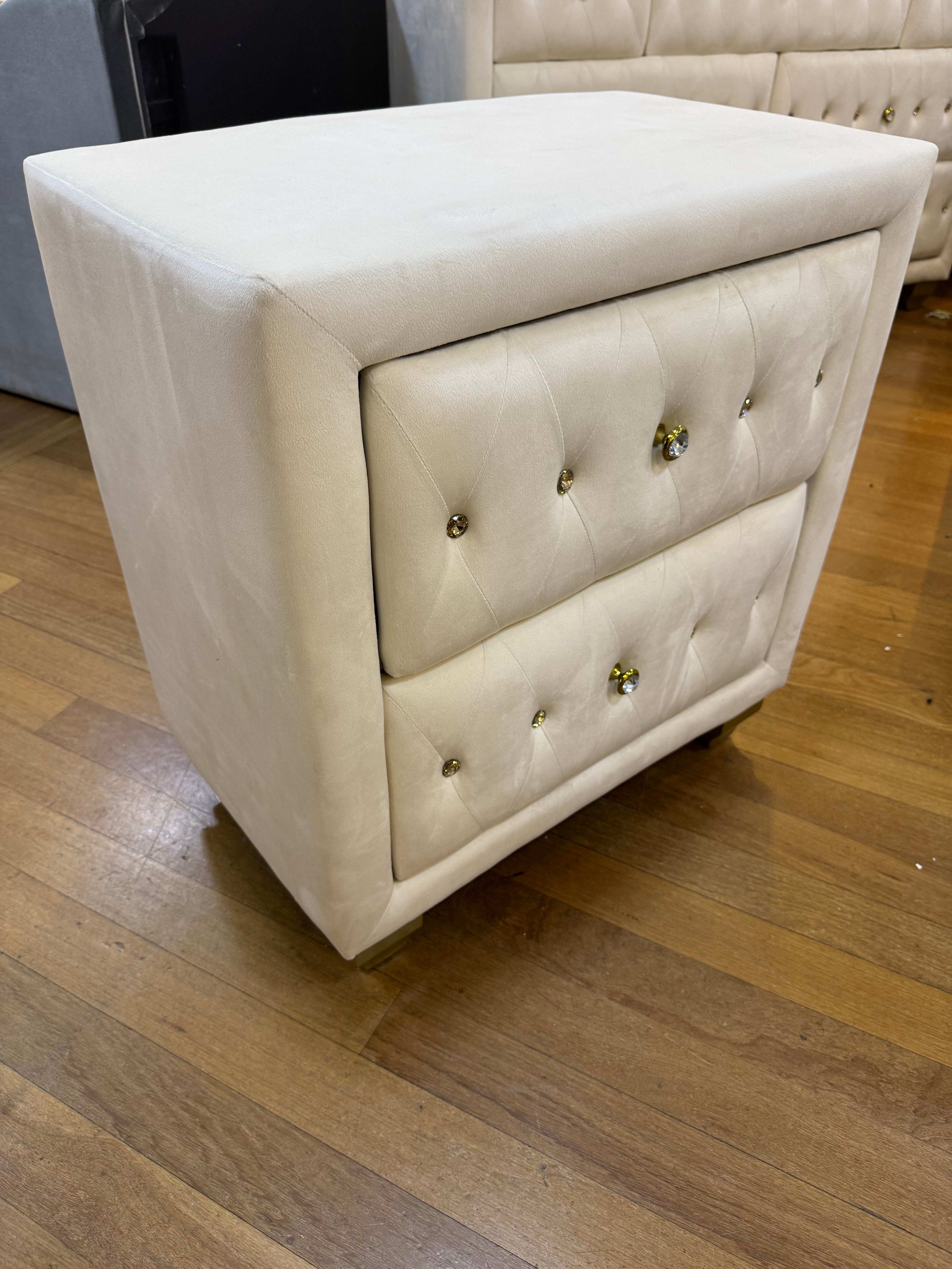 Olivia Beige Nightstand