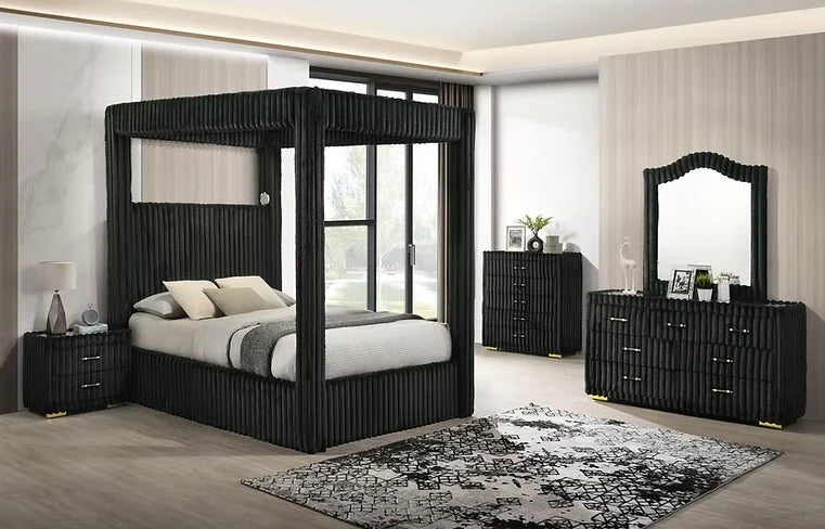 Atlam Bedroom Set Black