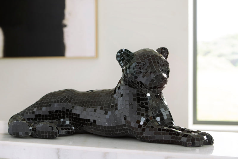 Accent Sculpture - Panther (Black)