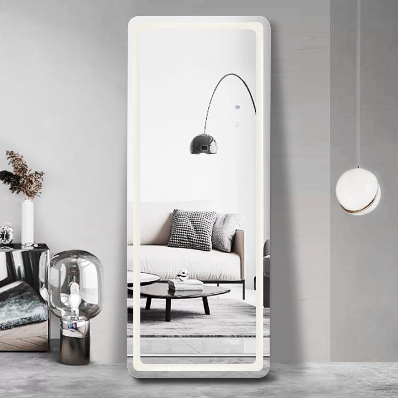 LED Floor Mirror w/Bluetooth