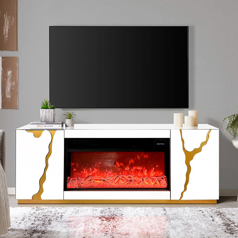 Gold TV Stand