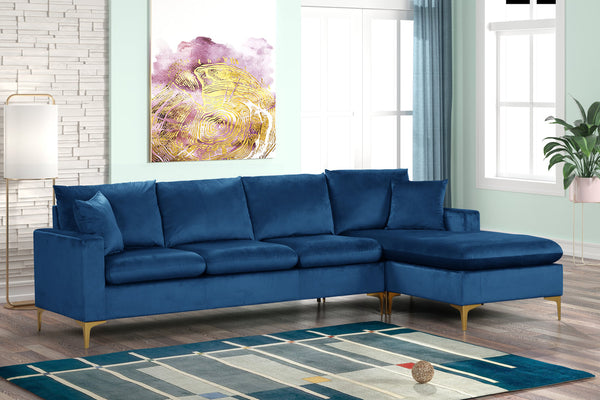 Amber Blue - Reversible Sectional