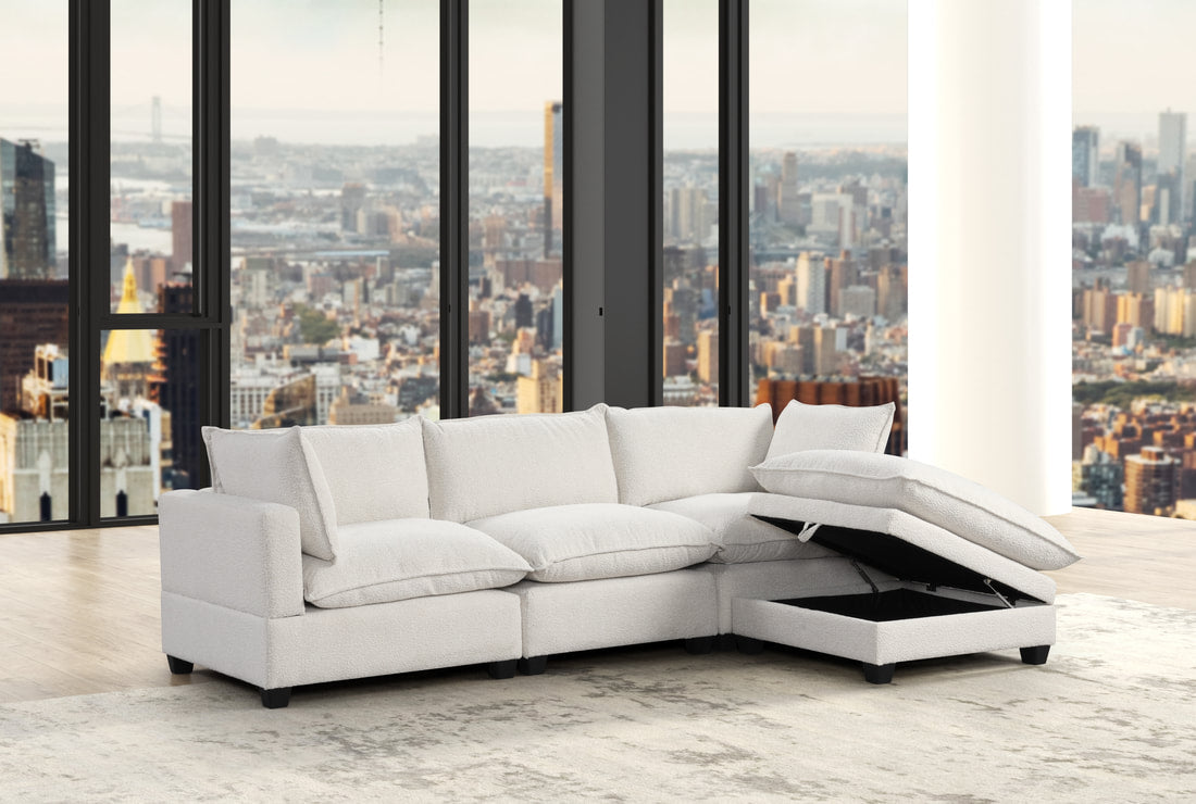 Cloud2 Sand Modular Sectional (BOUCLE FABRIC)