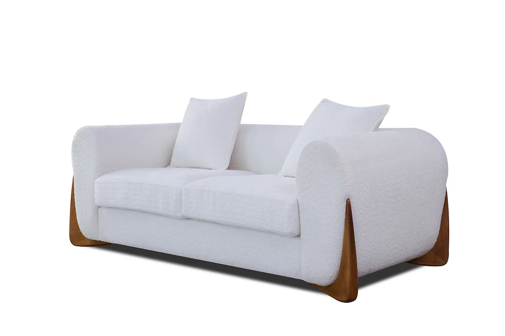 Stylus Living Room Set - Ivory