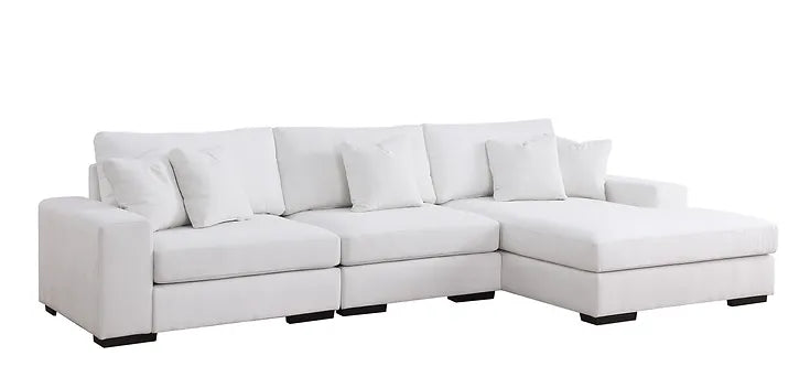 Comfy Cream 3pcs Sectional