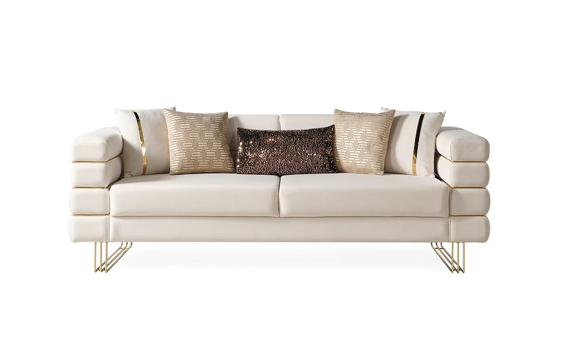 Luma Living Room Set - Off White