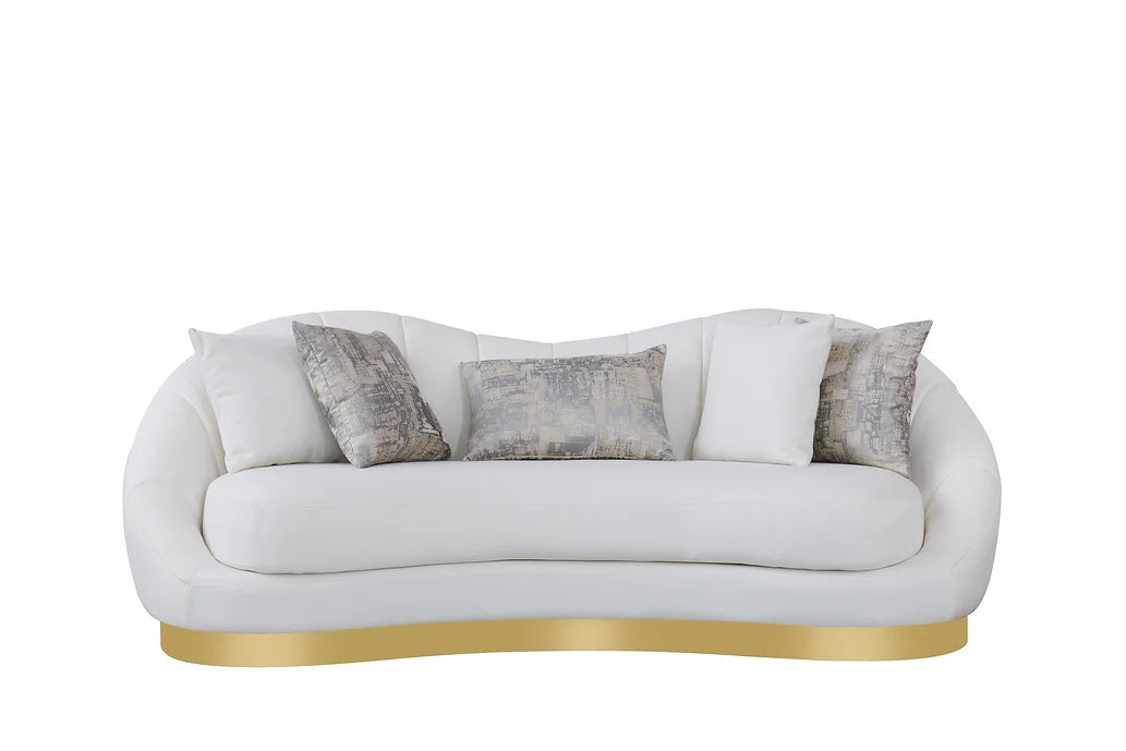 Olena Living Room Set - Ivory