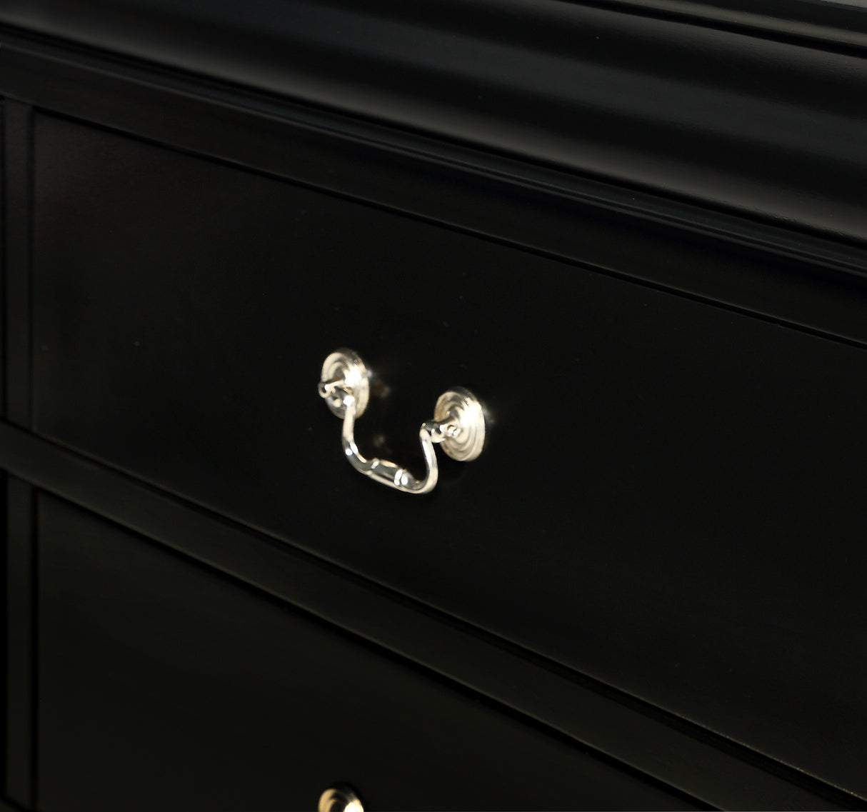 Louis Philip Black Bedroom Set Collection