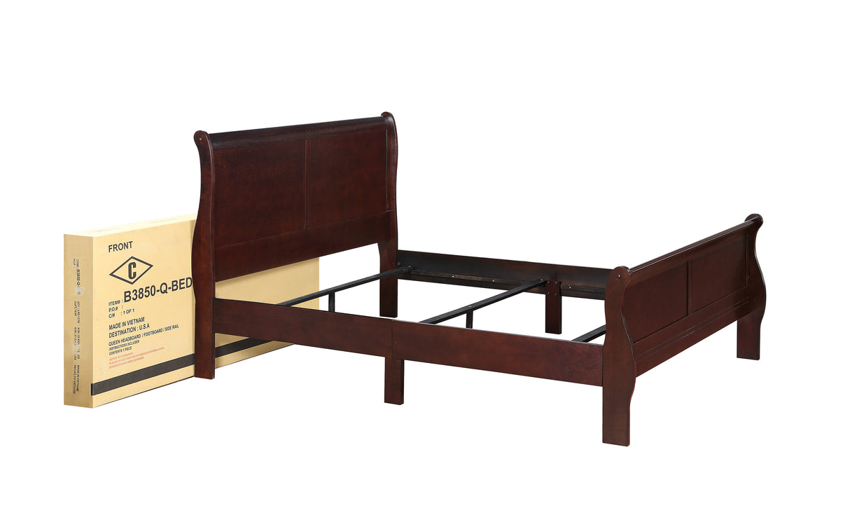 Louis Philip Cherry Bedroom Set Collection