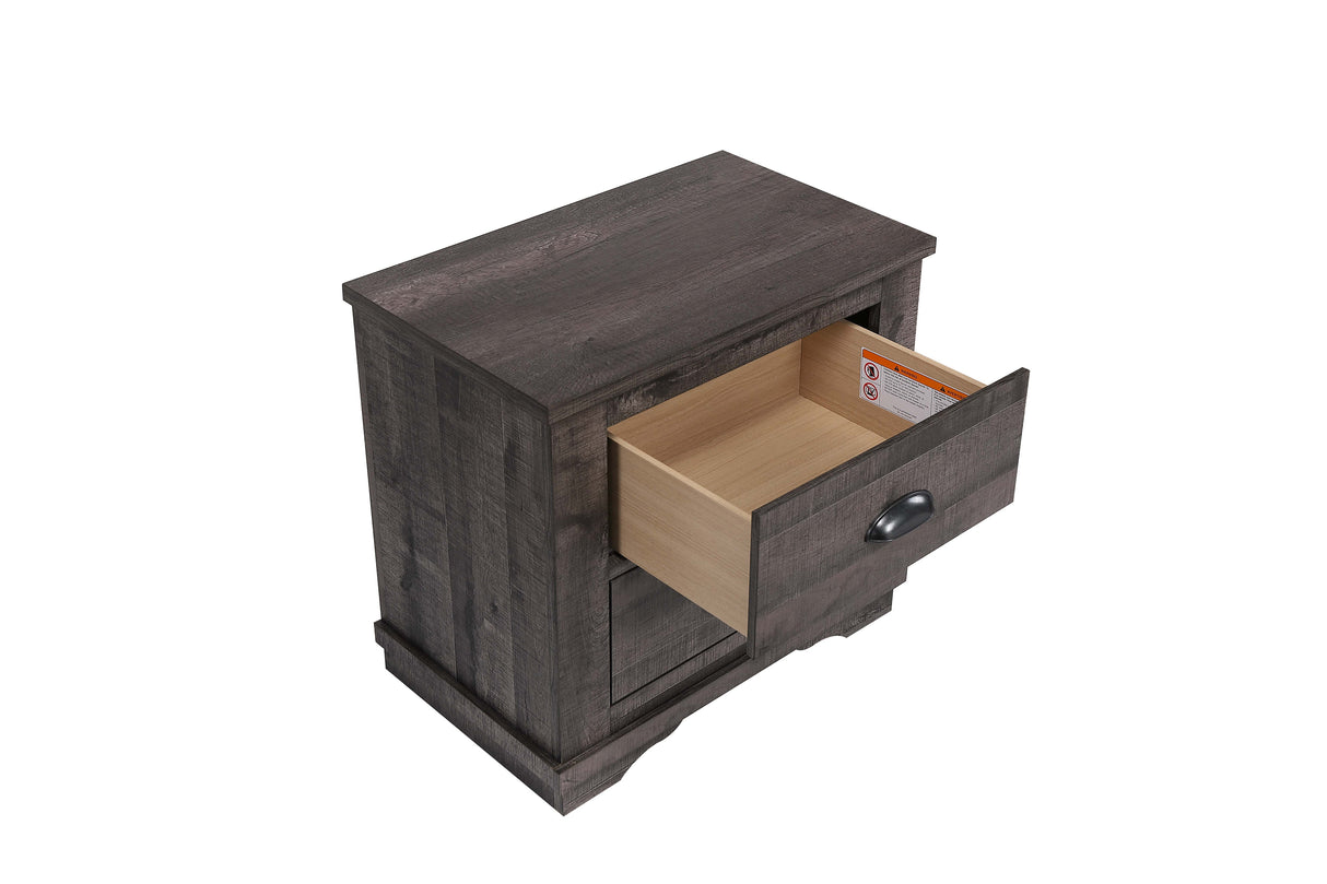 The Ashford Bedroom Set – Weathered Gray Finish