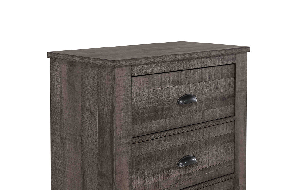 The Ashford Bedroom Set – Weathered Gray Finish