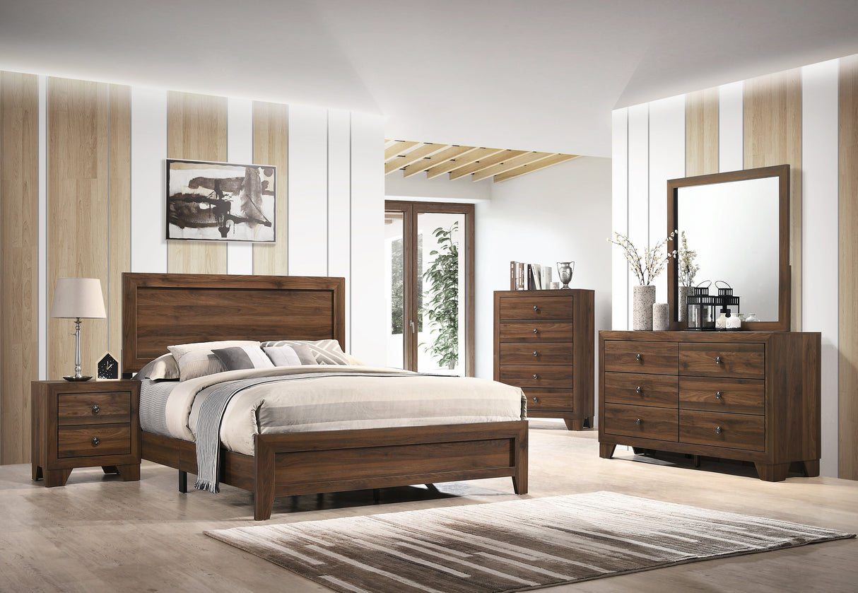 Millie Cherry Wood Bedroom Set Collection