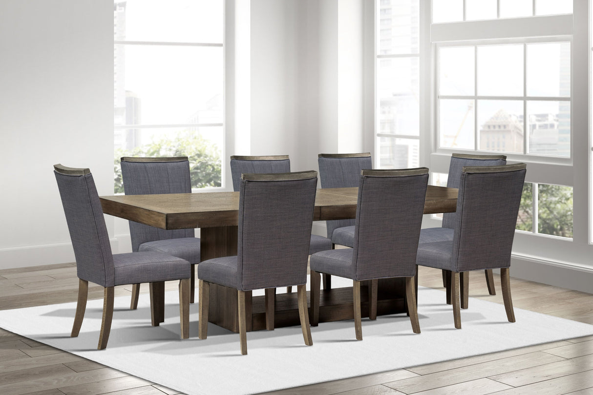 The Whitmore 9-Piece Dining Collection in Gray
