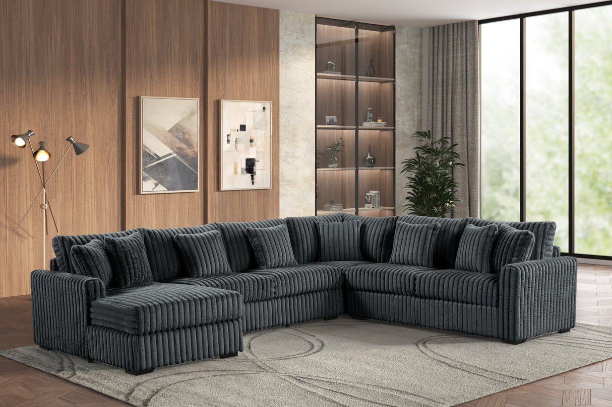 Obsidian Smoke Oversized Sectional