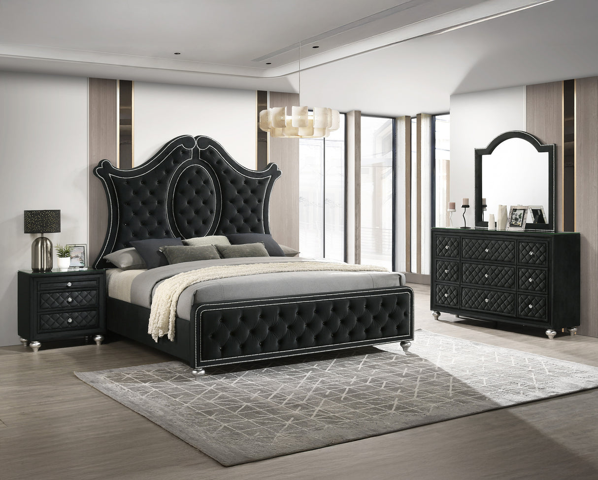 Cameo Black Bedroom Set