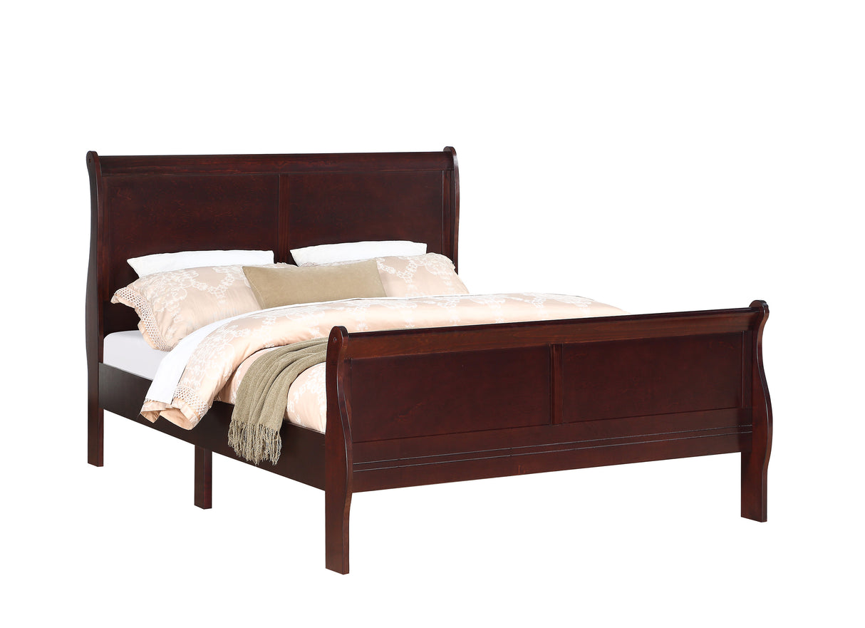 Louis Philip Cherry Bedroom Set Collection