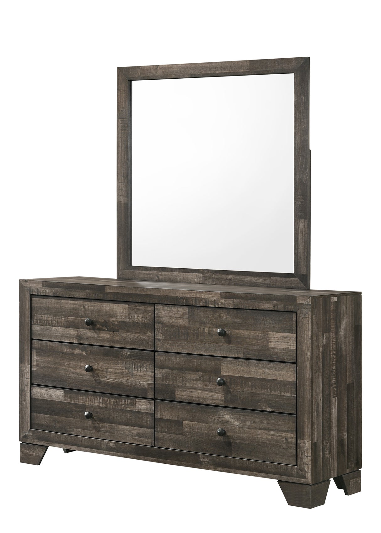 Atticus Wood Bedroom Dresser & Mirror