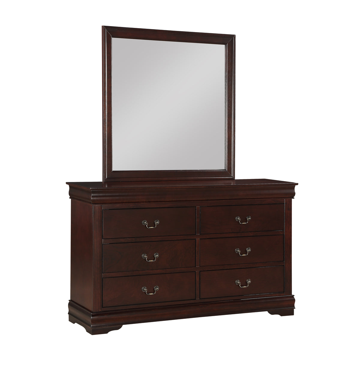 Louis Philip Cherry Bedroom Set Collection