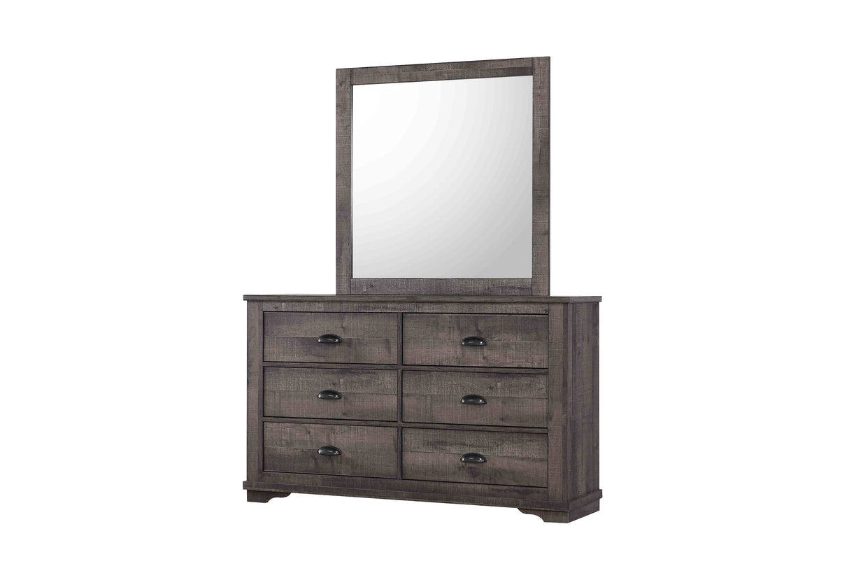 The Ashford Bedroom Set – Weathered Gray Finish