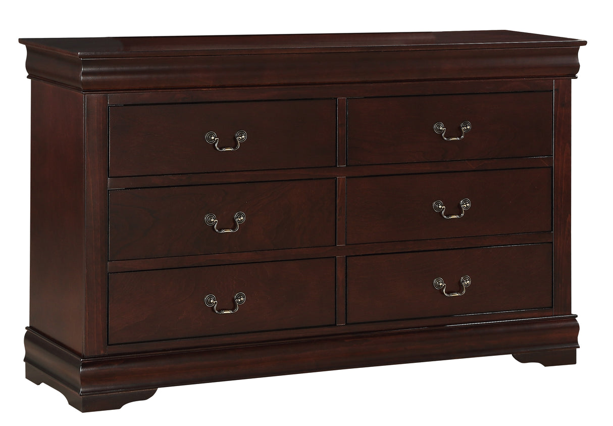 Louis Philip Cherry Bedroom Set Collection