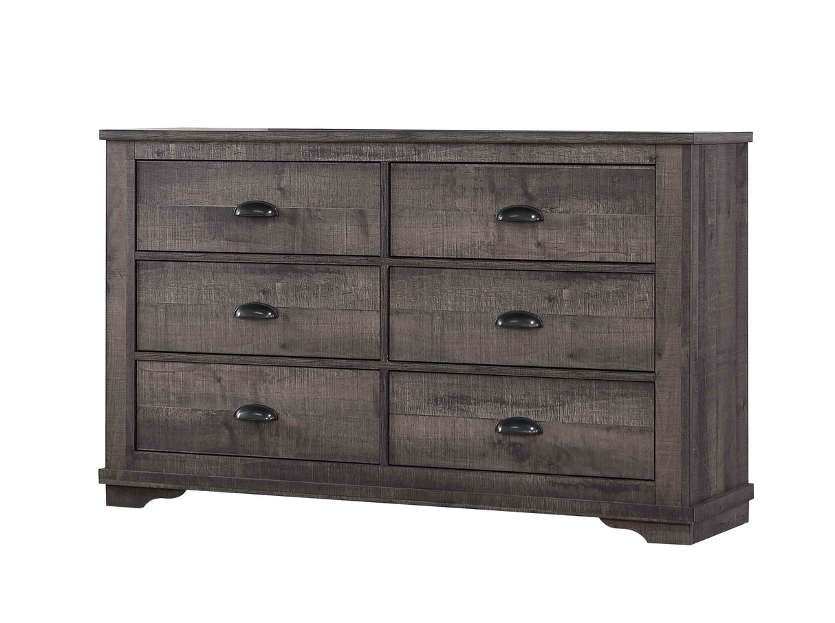The Ashford Bedroom Set – Weathered Gray Finish