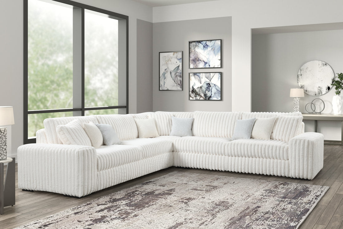 Marshmallow White - Oversized Sectional