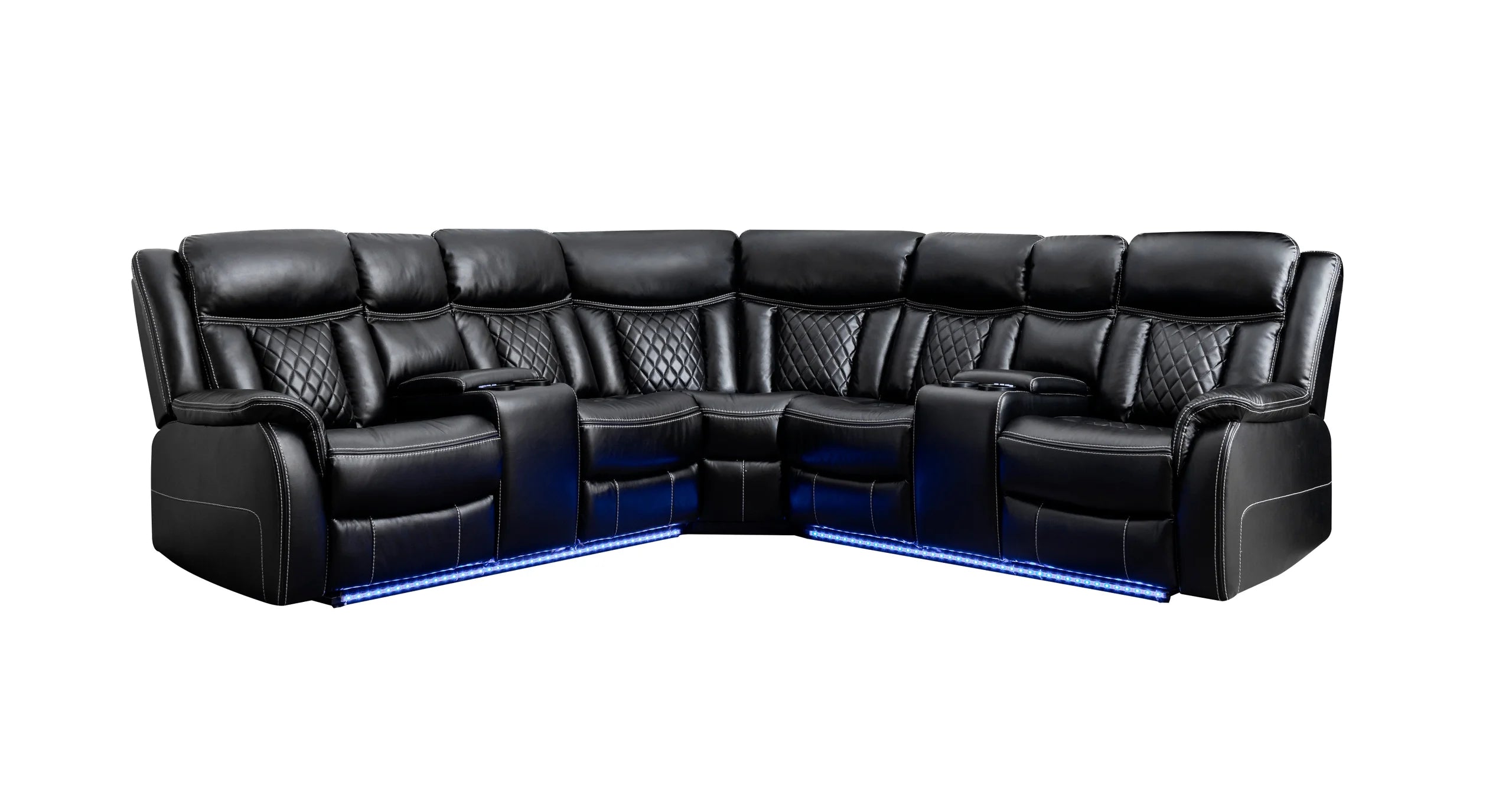 Batman Black Power Reclining Sectional