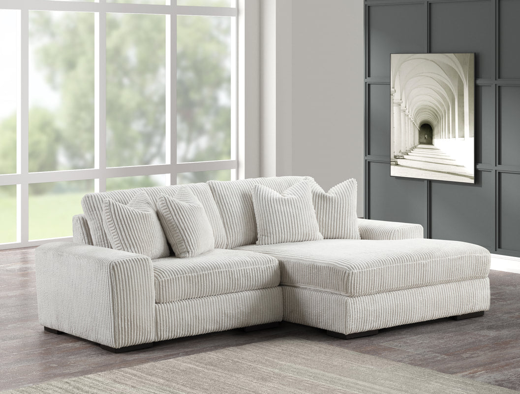 Sunday Beige 2PC Sectional