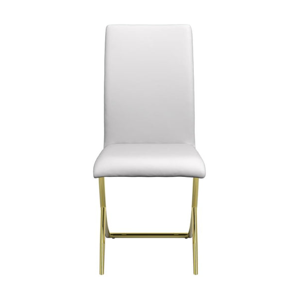 Chanel Upholstered Side Chairs White