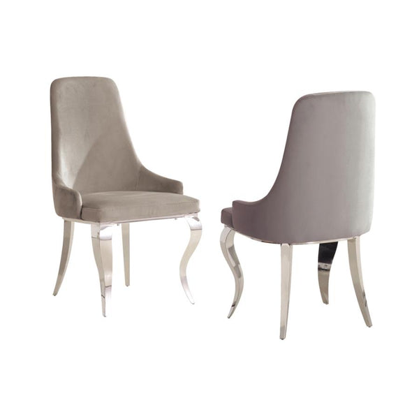 Antoine Upholstered Demi Arm Dining Chairs