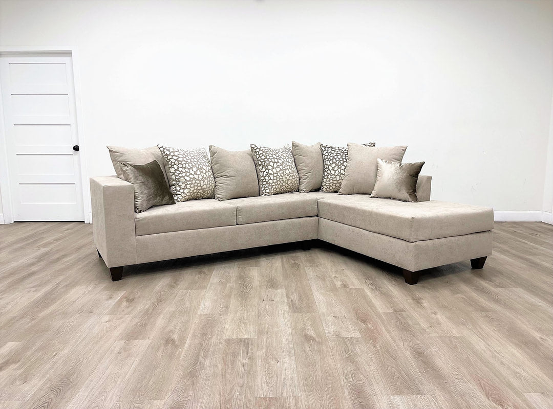 110 Hollywood Sectional - Beige