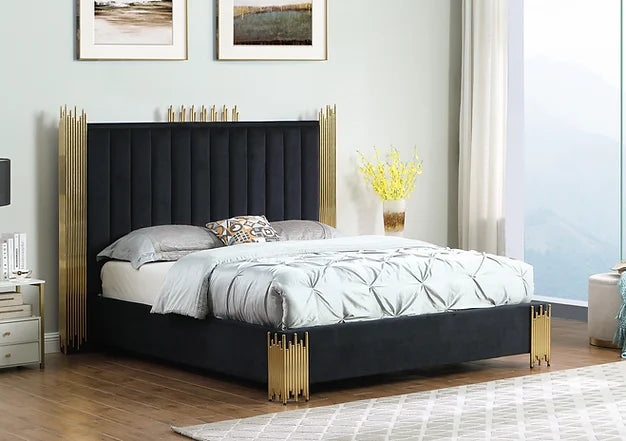 Token Black Platform Bed