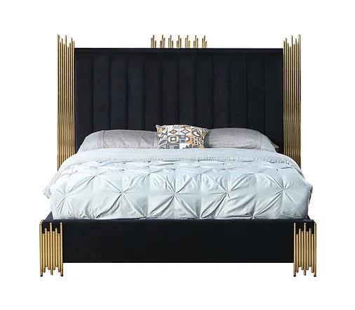 Token Black Platform Bed