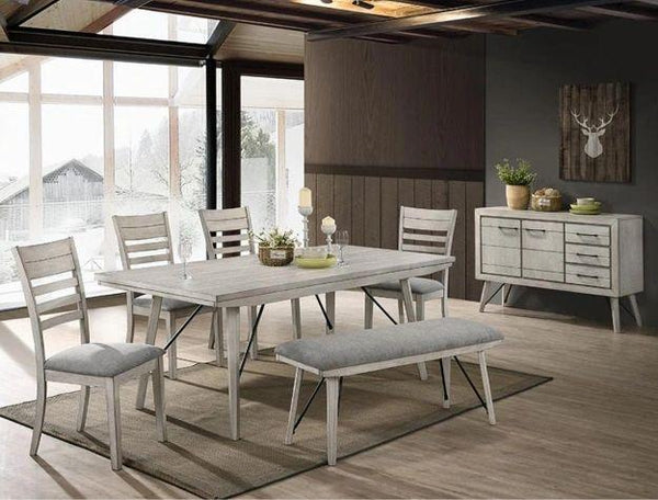 White Sands Counter Height 5-Piece Dining Set