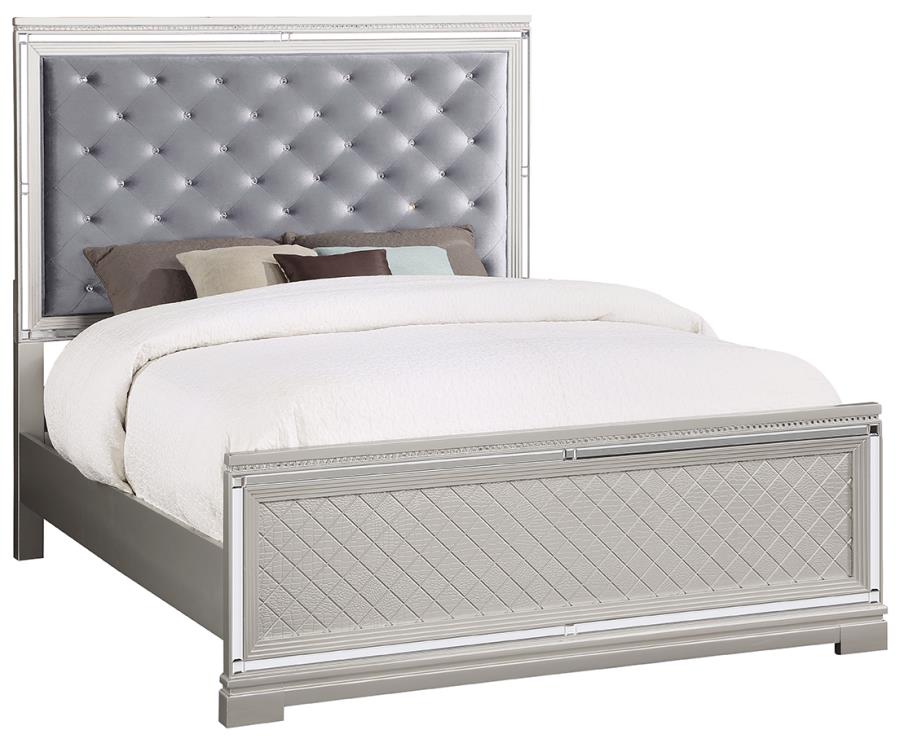 Eleanor Silver Bed Frames