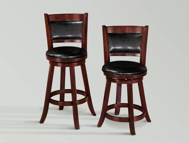 Cecil Cherry Swivel Barstool