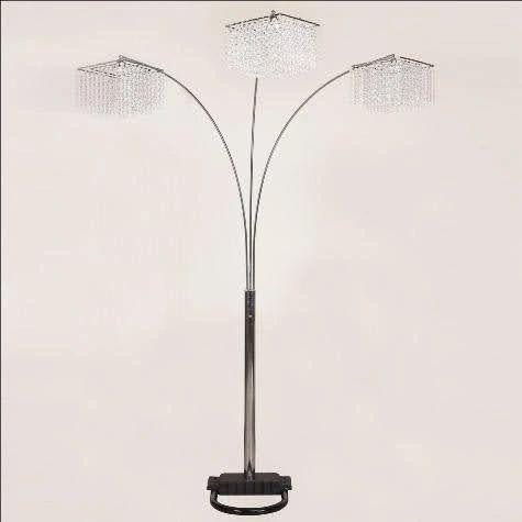 Silver Floor Lamp