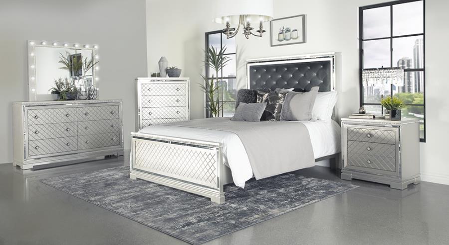 Eleanor Silver Bedroom Set Collection