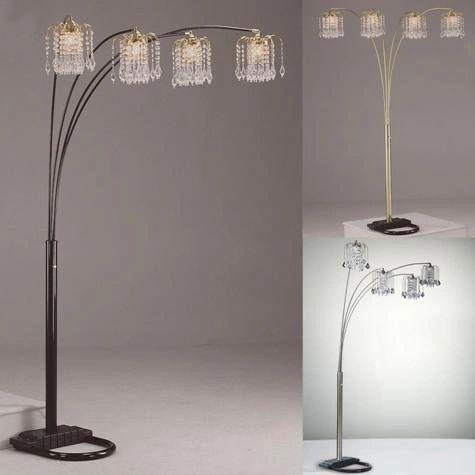 Rain Drop Arc Floor Lamp