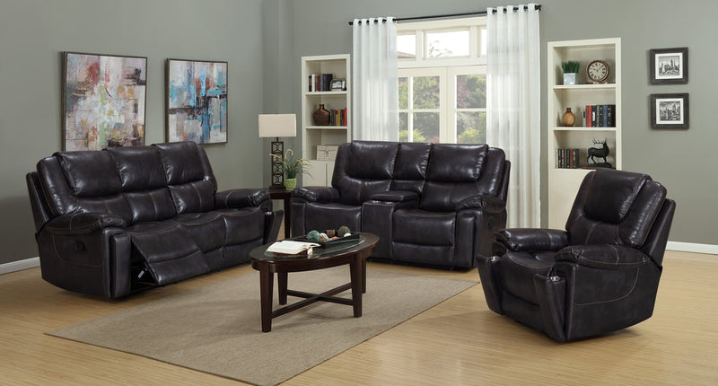 Brown - 2PC or 3PC Reclining Living Room Set