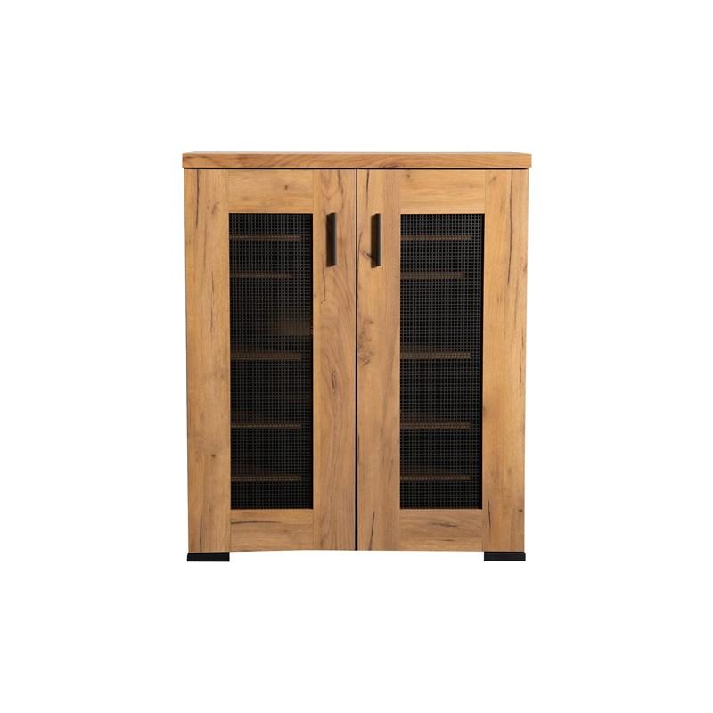 Oak Shoe Storage Cabinet