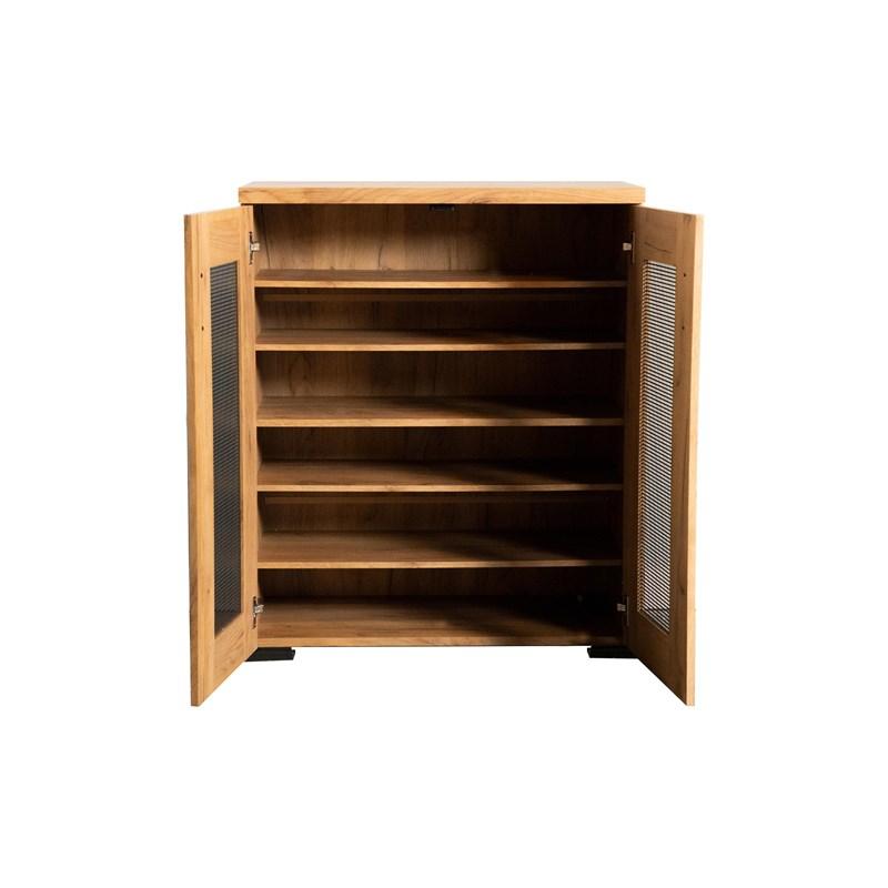 Oak Shoe Storage Cabinet