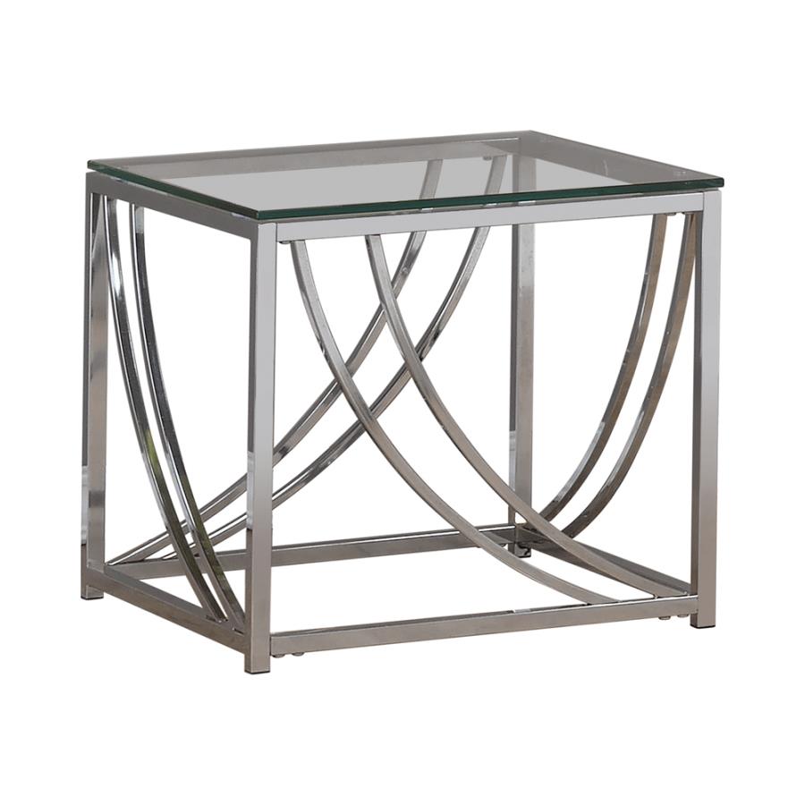 Chrome End Table