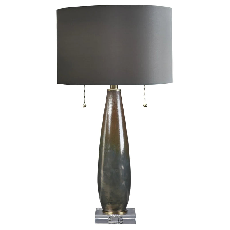 Gray/Brown Table Lamp